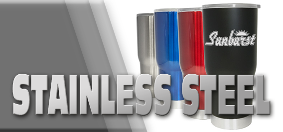 Click here to order personalized Stainless Steel Bottles and Double Wall Vacuum Insulated Tumblers